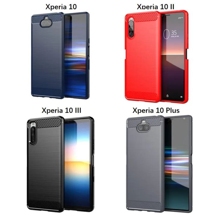 Carbon%20Brushed%20Casing%20Sony%20Xperia%20XZ2%20Premium%20XZ1/XZ2%20Compact%20XZ3%20XZ4%20XZ5%20Xperia%2010%20II%20III%2010+%2010%20Plus%20Phone%20Case%20Cover%20-%20Image%203