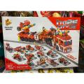 1/4 Block Brain Development CITY FIRE BRIGADE 12 In 1 Building Blocks Toys For Kids- 557+ Pcs - Minimalistic Sophistication.