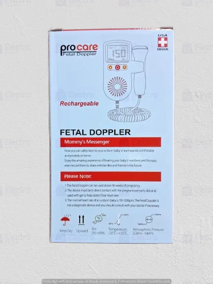 Procare%20Rechargable%20Fetal%20Doppler%20Heart%20Rate%20Monitor%20Baby%20Fetal%20Sound%20Heart%20Detector%20with%20LCD%20Display%20(Free%20Gel)%20-%20Image%204