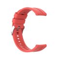 Watch Strap For Amazfit GTS 2e / GTS 2 20mm Silicone Watch Band with Silver Buckle.