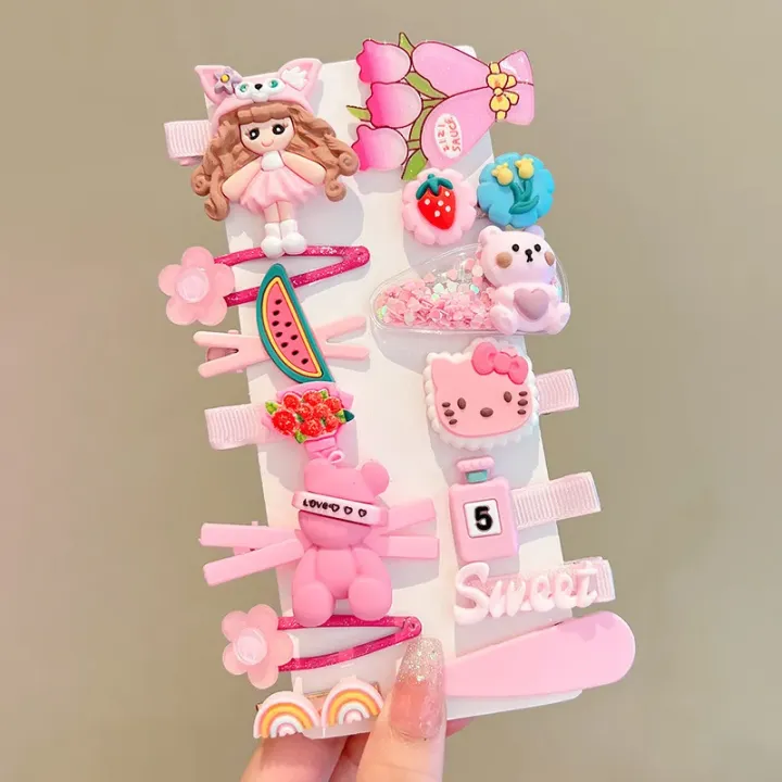 14%20Pcs%20Korean%20Hair%20Clip%20Set%20%20Baby%20Girl%20Hair%20Clip%20Set%20-%20Image%202