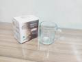 Crystal Clear Glass Tea Or Coffe Cup Mug Plain Design. Chai / Tea Style Experience Mug Set Model:W011:60.. 