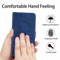 For Xiaomi Poco M5 4G/5G/M4 5G HT03 Skin Feel Butterfly Embossed Flip Leather Phone Case. 