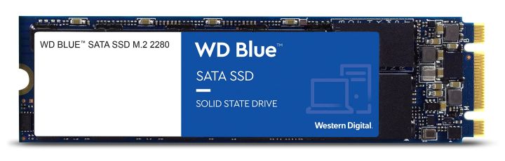 Western Digital 250GB WD Blue 3D NAND Internal PC SSD SATA III Gb/s,  2280, Up to 550 MB/s WDS250G2B0B