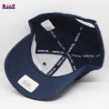 Navy Blue Tactical Operator Ripstop Cotton Baseball Cap With Loop Patch. 