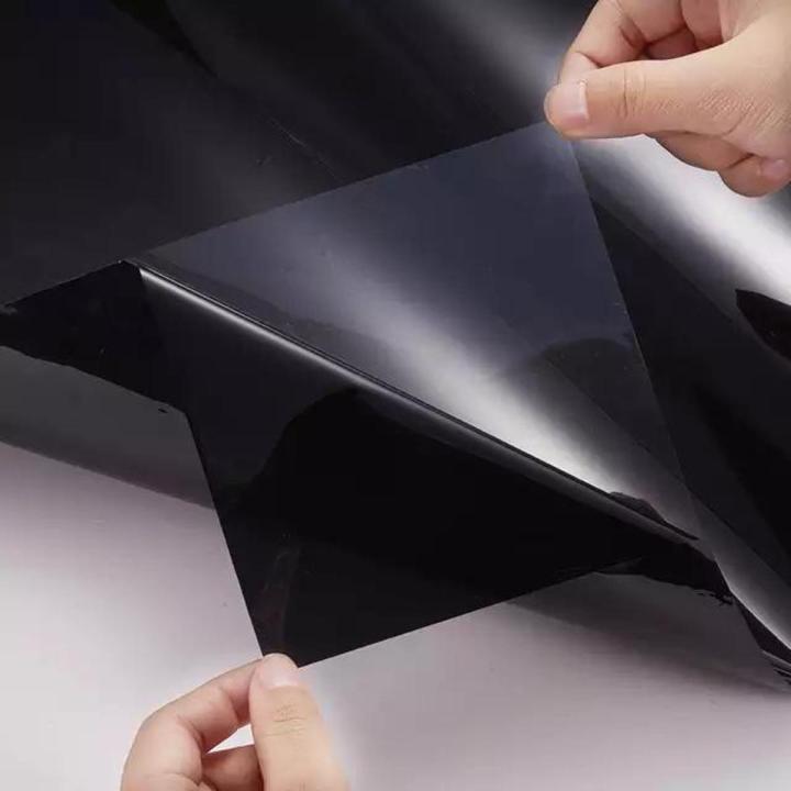 50cmx300cm Dark Black Car Window Tint Film Glass VLT 5% Roll 1 PLY Car Auto House Commercial Solar Protection Summer Korean 5 set