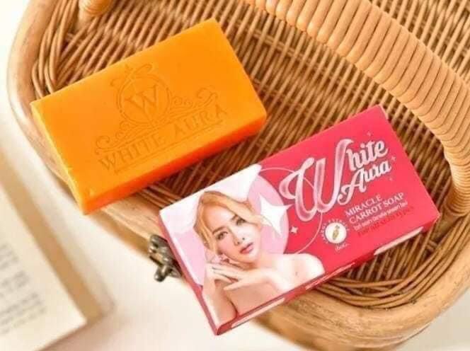 White Aura Miracle Carrot Soap 160gm