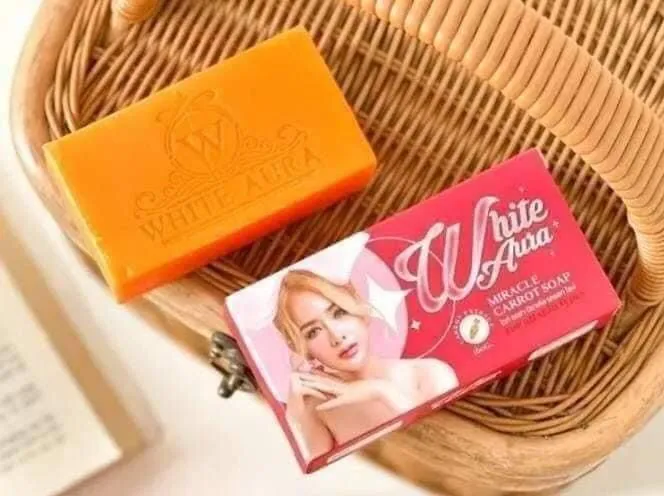 White Aura Miracle Carrot Soap 160gm