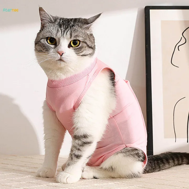 Cat%20Recovery%20Suit%20Outfits%20Prevent%20Licking%20Pets%20Clothes%20for%20After%20Spay%20Kitten%20Pink%20S%20-%20Image%203