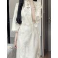 Cheongsam inverted big sleeves, ethnic style inverted girl, autumn 2023, young new Chinese temperament, spring and autumn to improve daily life. 