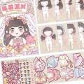 Princess Change Costume Stickers Sticker Activity Book Learning Toy, Colorful Princess Sticker Book for Age 3+ Girls Party Favors. 
