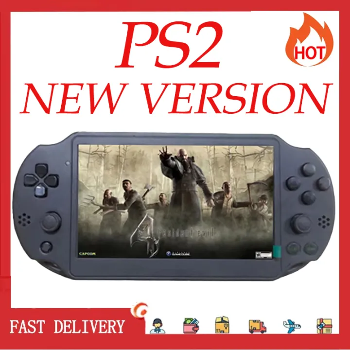 New Version PS2 Handheld Game Console Double Joystick DIY GAME BOY Modified by Motherboard NO Raspberry Pi Not