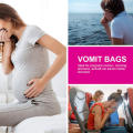 10Pcs 1000ML Disposable Travel Car Airplane Motion Sickness Nausea Vomit Bag. 