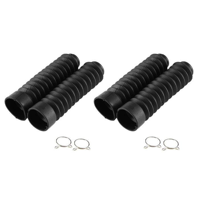 4X%20Front%20Fork%20Cover,%20Rubber%20Motorcycle%20Front%20Fork%20Cover%20Gaiters%20Gators%20Boots%20Shock%20Damping%20Dust%20Cover%20(Black)%20-%20Image%203