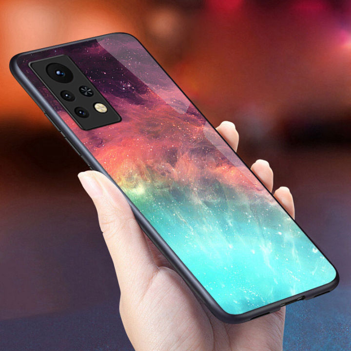 Vantime%20for%20Infinix%20Note%2011%20Pro%20Case%20Starry%20Sky%20Phone%20Back%20Hard%20Glass%20Cover%20-%20Image%202