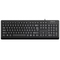 uFound U-70 Wired Business Office Keyboard 106-key USB Powered Keyboard Low Decibel Keys for Home/Office Black. 
