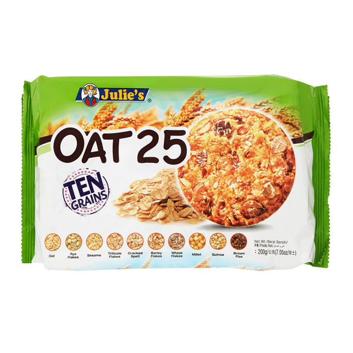 Julie's Oat 25 Biscuits Ten Grains 200gm | Daraz.com.bd