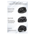 Cycling Helmet with Taillight Goggles Adjustable Mountain Bike Helmet for Adult Men Women Black.