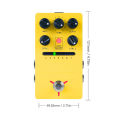 Modulation Multi Effects Pedal, True Bypass Effect Pedal 7 Storable Slots Improve Hearing Sense for Electric Guitar.