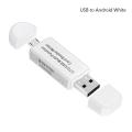 USB Card Reader SD TF Card USB 2.0 Cardreader Smart Memory Micro USB OTG Card Readers Adapter for Computer Laptop Acessories（white）. 