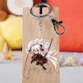 Game Fate Keychain Cartoon Figure Saber Astolfo Acrylic Pendent Keyring. 