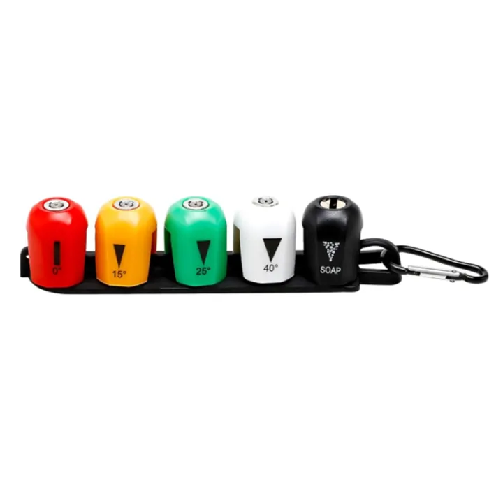 5 Pack Quick Connect Pressure Washer Nozzle Tips with Base-for SPX3000 Series & Universal Pressure Washers Durable