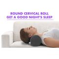 Comfort Foam Neck Roll and Cervical Bolster Round Pillow with Removable Washable Soft Cover for Spine and Neck, Back, Lumbar, Leg, Vertebra, Shoulder Relaxer, Pain Relief & Support (18.5" X 6.5"). 