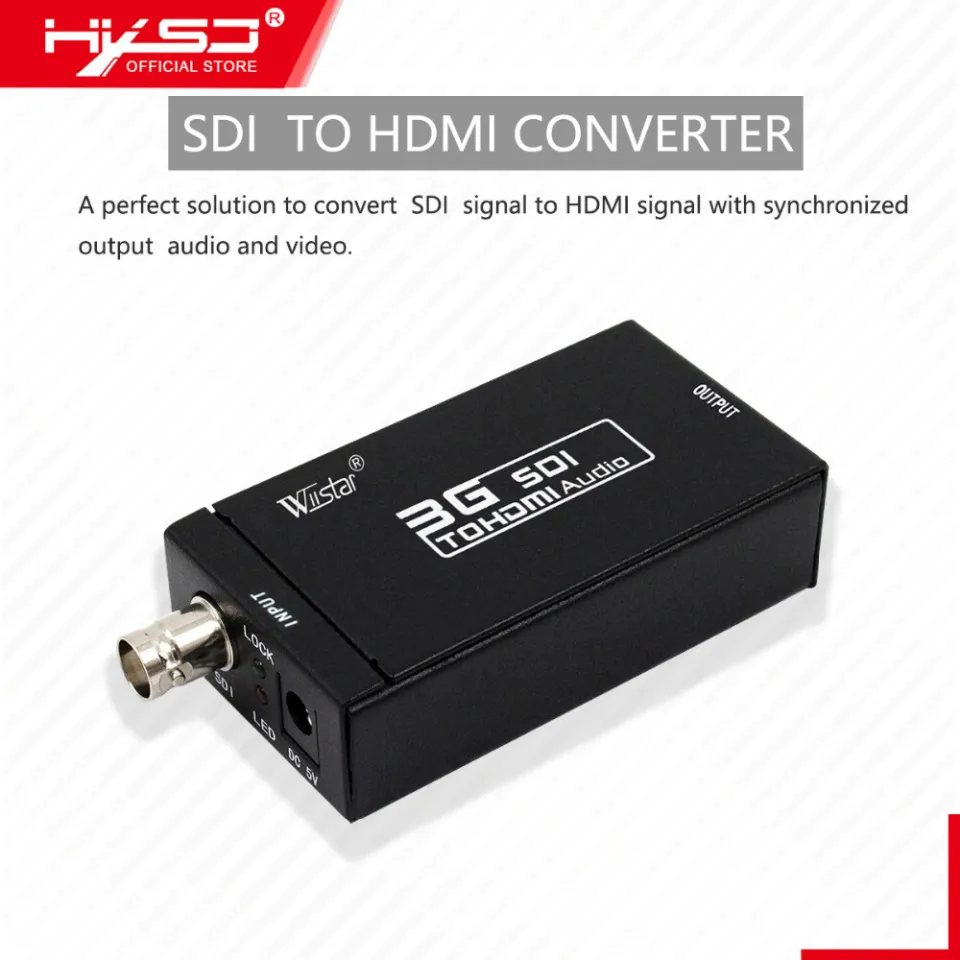 HXSJ HW-2901 SDI Converter Mini 3G SDI HDMI Adapter Full HD 1080P