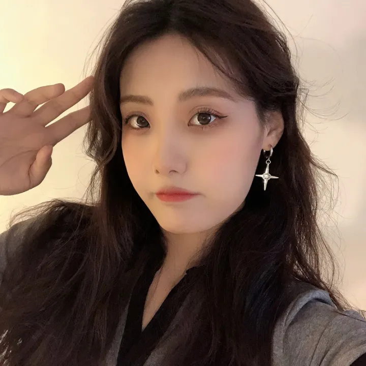 Color%20Metal%20Stars%20Pendant%20Earring%20Simple%20Inlaid%20Rhinestone%20Cross%20Drop%20Earrings%20Y2K%20Creative%20Dangle%20Earrings%20Korean%20INS%20Style%20Personality%20Sweet%20Cool%20Girl%20Fashion%20-%20Image%205