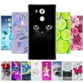 for Huawei Mate 8 Case Cover Huawei Mate8 Case Cartoon Soft back cover Mate 8 Coque Funda Skin shockproof Cat flower. 