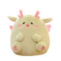 Dun Dun Dragon plush toy fat Dun Dragon doll cute girl heart doll soothing sleeping pillow for girls gifts.