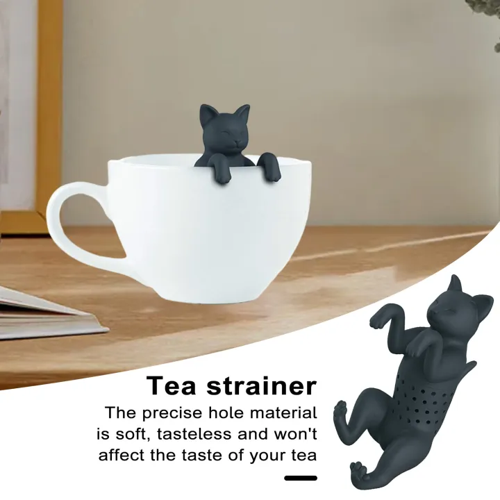 Reusable%20Tea%20Strainer%20Cute%20Silicone%20Cat%20Tea%20Infuser%20Easy%20Brewing%20Dishwasr%20Safe%20rle%20Strainer%20for%20Loose%20Leaf%20Tea%20Perfect%20Kitcn%20cessory%20Silicone%20Tea%20Infuser%20-%20Image%204