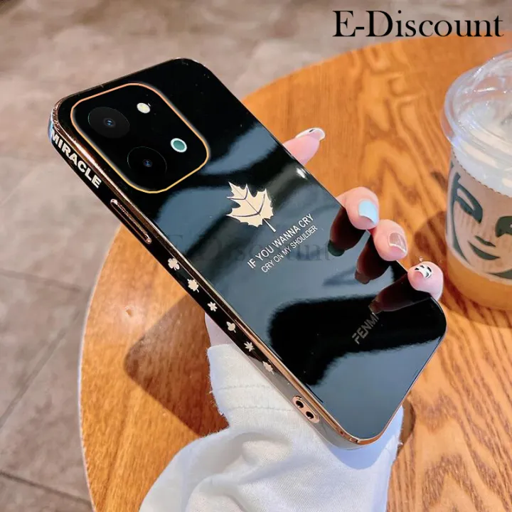 New%20Phone%20Case%20For%20Vivo%20Y28%20Cover%20Screen%20Dustproof%20and%20Anti%20Drop%20Maple%20Leaf%20Shape%20For%20Vivo%20Y28%204G%20Case%20-%20Image%203