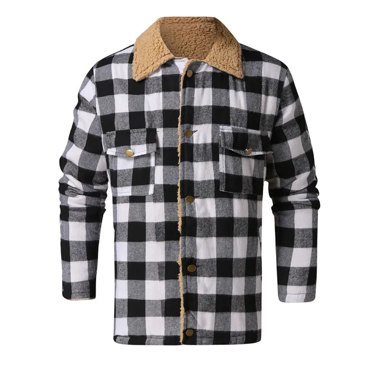 2021%20Men's%20Fashion%20Plaid%20Coat%20Compound%20Cardigan%20Casual%20Blouse%20Plush%20Tops%20Coat%20High%20Quality%20Loose%20Comfy%20Daily%20Coat%20Dropshipping%20-%20Image%205