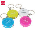 Deli E8214 Plastic Measure Tape with Key Ring. 