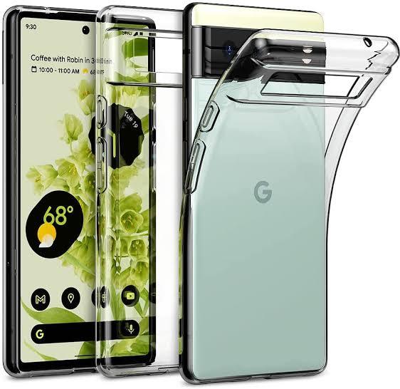 Google Pixel 6 Premium Silicone Case Crystal Clear Soft TPU Ultra-Thin Transparent Flexible Protective Mobile Phone Back Cover