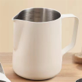 Milk Frothing Jug Round Spout Latte Art Jug Milk Pitcher Frother Professional Barista Milk Steaming Jug.