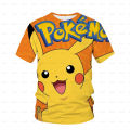 3D Pokemon Pikachu Children's T-Shirt Printed Girls' Funny Clothing Boys' Children's Shirts Baby T-shirts Men's Shirts. 