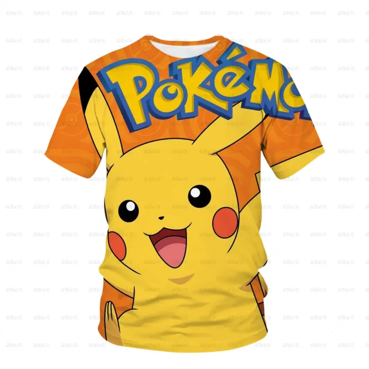 3D%20Pokemon%20Pikachu%20Children's%20T-Shirt%20Printed%20Girls'%20Funny%20Clothing%20Boys'%20Children's%20Shirts%20Baby%20T-shirts%20Men's%20Shirts%20-%20Image%203