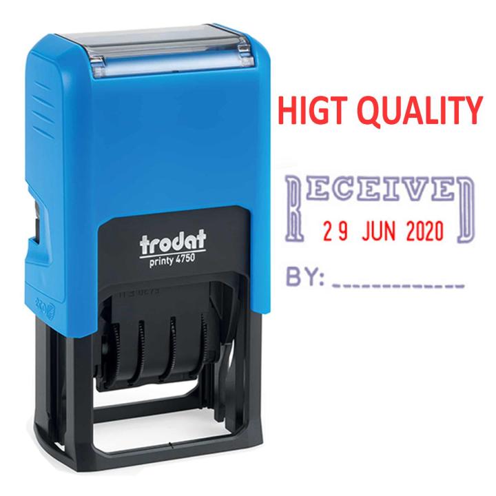 Received with Date Stamp | Trodat High Quality | Date Stamp | Rabber Stamp | Shiny S-402 | Received Stamp