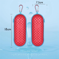 Swim Goggle Case For Swimming Goggles, EVA Carrying Case rose Red. 