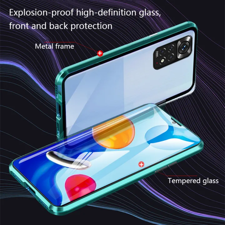 Biruiqu%20For%20Redmi%20Note%2011%2011s%20Magnetic%20Absorption%20Case%20Metal%20Frame%20Shockproof%20Double%20Sided%20Tempered%20Glass%20Magnetic%20Case%20Cover%20-%20Image%204