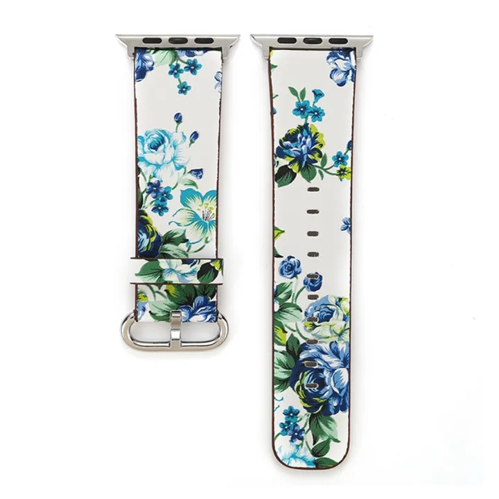 For%20Apple%20Watch%20Ultra%2049mm&Watch%20Ultra%202%2049mm%20/%20Series%209&8&7%2045mm%20/%20SE%203&SE%202&6&SE&5&4%2044mm%20/%203&2&1%2042mm%20Fashion%20Pastoralism%20Style%20Little%20Floral%20Pattern%20Women%20Watch%20Leather%20Watch%20Band%20-%20Image%206