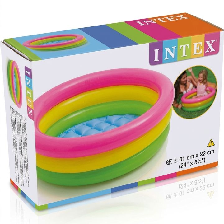 Intex Wet Set Collection Baby Pool Size(24 inch, 34 inch, 45 inch, 58 inch )