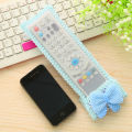 TV Remote Control Cover Air condition Remote Control Cover Textile Protective Bag. 