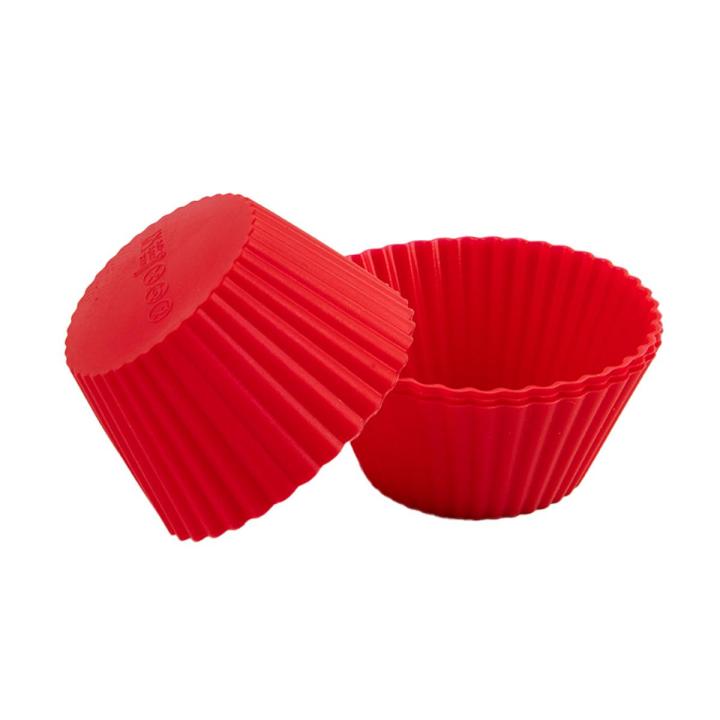 4Pcs Silicone Cake Cup Liner Baking Cup Mold Muffin Round Cakecup Cake Tool