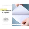 WOKHOME Solid Color Vinyl Self-adhesive Wallpaper Waterproof Contact Paper Wall Sticker Film Wall Papers In Rolls Home Decor. 