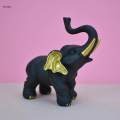 Resin Elephant Figurine Sculpture Fengshui Ornament for Housewarming Gift.