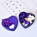 Purple color Love Box Valentine Day Best Love Gift for Girlfriend. 