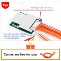 4S-16S 48V 40A LiFePO4 Battery BMS PCM 12V-51.2V battery pack BMS PCB LiFePO4 common port with balance function. 